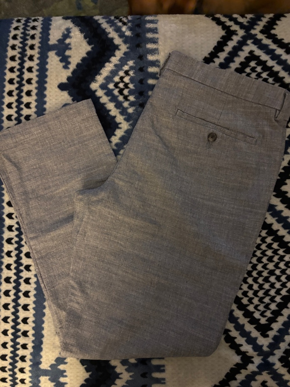 St. John’s Bay Men's Heathered Light Gray Dress Pants